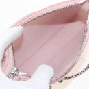 LOUIS VUITTON Epi Easy Pouch Silver Rose valerine M80483 LV Auth mr3121V-21