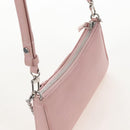 LOUIS VUITTON Epi Easy Pouch Silver Rose valerine M80483 LV Auth mr3121V-6