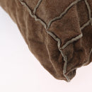 CHANEL Tote Bag Suede Brown CC Auth mr3127A-10