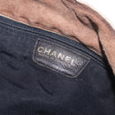 CHANEL Tote Bag Suede Brown CC Auth mr3127A-14