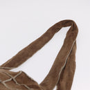 CHANEL Tote Bag Suede Brown CC Auth mr3127A-8