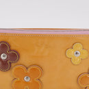 LOUIS VUITTON Monogram Vernis Flower Lexington Pouch Pink M92248 LV Auth mr3131A-4