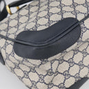 GUCCI Micro GG Supreme Hand Bag PVC 2way Navy Gold 002 122 0033 Auth mr3135-15