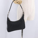 GUCCI GG Canvas Shoulder Bag Black Silver 001 3812 2123 Auth mr3137-24