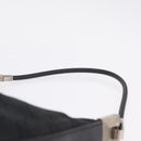 GUCCI GG Canvas Shoulder Bag Black Silver 001 3812 2123 Auth mr3137-8