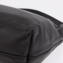 FENDI Shoulder Bag Leather Brown Silver Auth mr3138-11