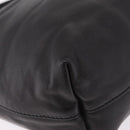 FENDI Shoulder Bag Leather Brown Silver Auth mr3138-12
