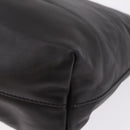 FENDI Shoulder Bag Leather Brown Silver Auth mr3138-13
