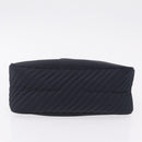 Saint Laurent Hand Bag Nylon Navy Silver Auth mr3139-9