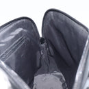 GUCCI Shoulder Bag Patent leather Silver Black 001 3261 Auth mr3142-20