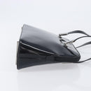 GUCCI Shoulder Bag Patent leather Silver Black 001 3261 Auth mr3142-4