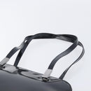 GUCCI Shoulder Bag Patent leather Silver Black 001 3261 Auth mr3142-8