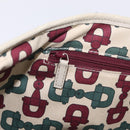 GUCCI GG Canvas Guccissima Tote Bag Leather White Gold 163805 Auth mr3143-21