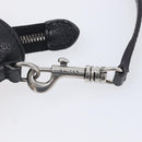 CELINE Luggage Nano Shopper Hand Bag Leather 2way Black Silver Auth mr3149V-11