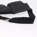 GUCCI GG Canvas Waist bag Black Silver 28566 Auth mr3150A-7