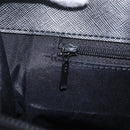 BURBERRY Nova Check Hand Bag Canvas Beige Silver Auth mr3151-25