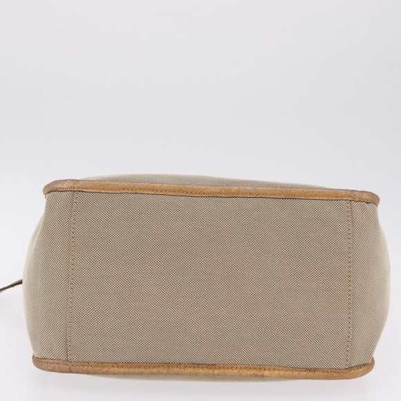 Chloe Harley Hand Bag Canvas Beige Gold Auth mr3153A