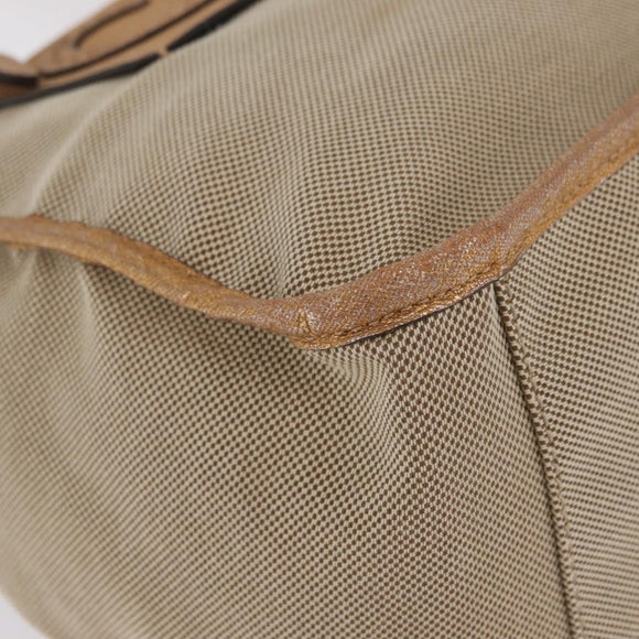 Chloe Harley Hand Bag Canvas Beige Gold Auth mr3153A