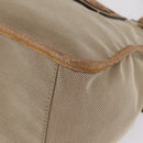 Chloe Harley Hand Bag Canvas Beige Gold Auth mr3153A-12