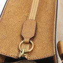 Chloe Harley Hand Bag Canvas Beige Gold Auth mr3153A-19