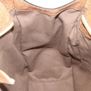 Chloe Harley Hand Bag Canvas Beige Gold Auth mr3153A-23