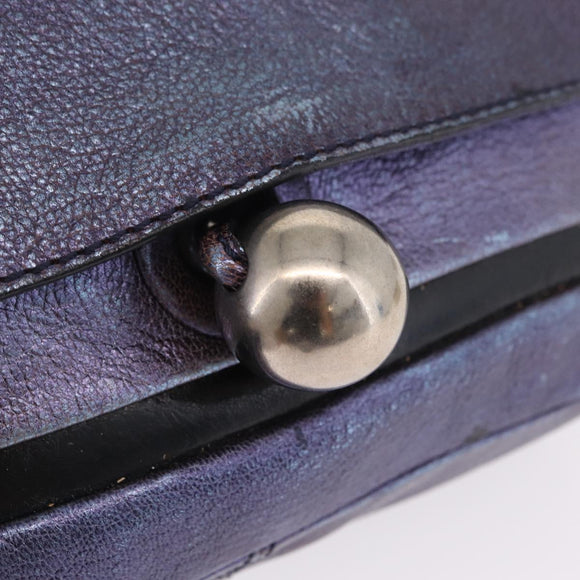 Chloe Shoulder Bag Leather Purple Auth mr3154