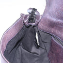 Chloe Shoulder Bag Leather Purple Auth mr3154-23