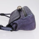 Chloe Shoulder Bag Leather Purple Auth mr3154-5