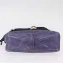 Chloe Shoulder Bag Leather Purple Auth mr3154-9
