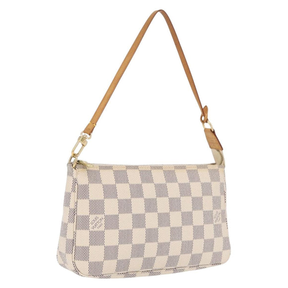 LOUIS VUITTON Damier Azur Pochette Accessoires Pouch N51986 LV Auth mr3159A