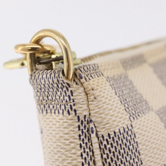 LOUIS VUITTON Damier Azur Pochette Accessoires Pouch N51986 LV Auth mr3159A