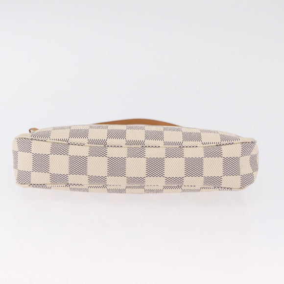 LOUIS VUITTON Damier Azur Pochette Accessoires Pouch N51986 LV Auth mr3159A
