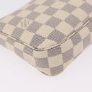 LOUIS VUITTON Damier Azur Pochette Accessoires Pouch N51986 LV Auth mr3159A-13