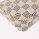 LOUIS VUITTON Damier Azur Pochette Accessoires Pouch N51986 LV Auth mr3159A-15