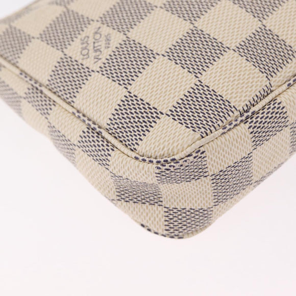 LOUIS VUITTON Damier Azur Pochette Accessoires Pouch N51986 LV Auth mr3159A