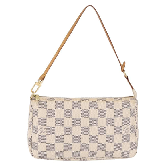 LOUIS VUITTON Damier Azur Pochette Accessoires Pouch N51986 LV Auth mr3159A