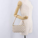 LOUIS VUITTON Damier Azur Pochette Accessoires Pouch N51986 LV Auth mr3159A-23
