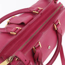 Saint Laurent Hand Bag Leather 2way Pink Gold Auth mr3162A-25