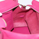 Saint Laurent Hand Bag Leather 2way Pink Gold Auth mr3162A-28