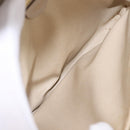 CELINE Shoulder Bag Leather Beige Gold Auth mr3163-20