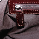 FENDI Zucca Canvas Hand Bag Black Brown Auth mr3164-20