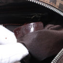 FENDI Zucca Canvas Hand Bag Black Brown Auth mr3164-22