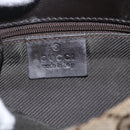 GUCCI GG Canvas Waist bag Beige Silver 92543 Auth mr3166-19