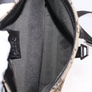 GUCCI GG Canvas Waist bag Beige Silver 92543 Auth mr3166-20