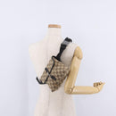 GUCCI GG Canvas Waist bag Beige Silver 92543 Auth mr3166-26