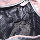 PRADA Shoulder Bag Nylon Leather Black Silver Auth mr3167-20