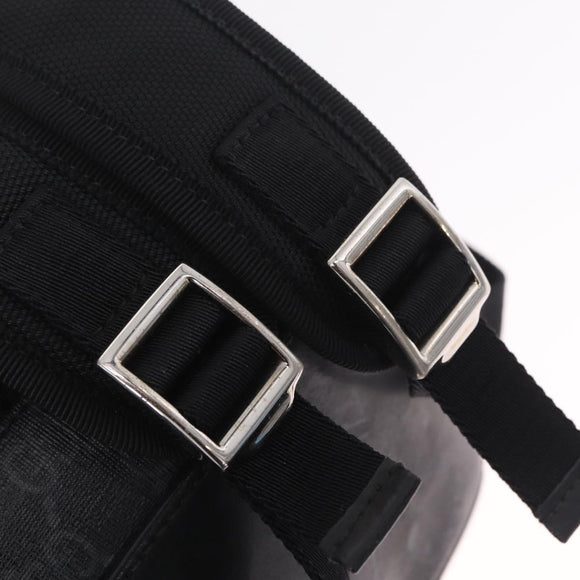 GUCCI GG Supreme Sherry Line Backpack PVC Navy Silver 473324 Auth mr3169A