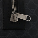 GUCCI GG Supreme Sherry Line Backpack PVC Navy Silver 473324 Auth mr3169A-25