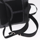 GUCCI GG Supreme Sherry Line Backpack PVC Navy Silver 473324 Auth mr3169A-9
