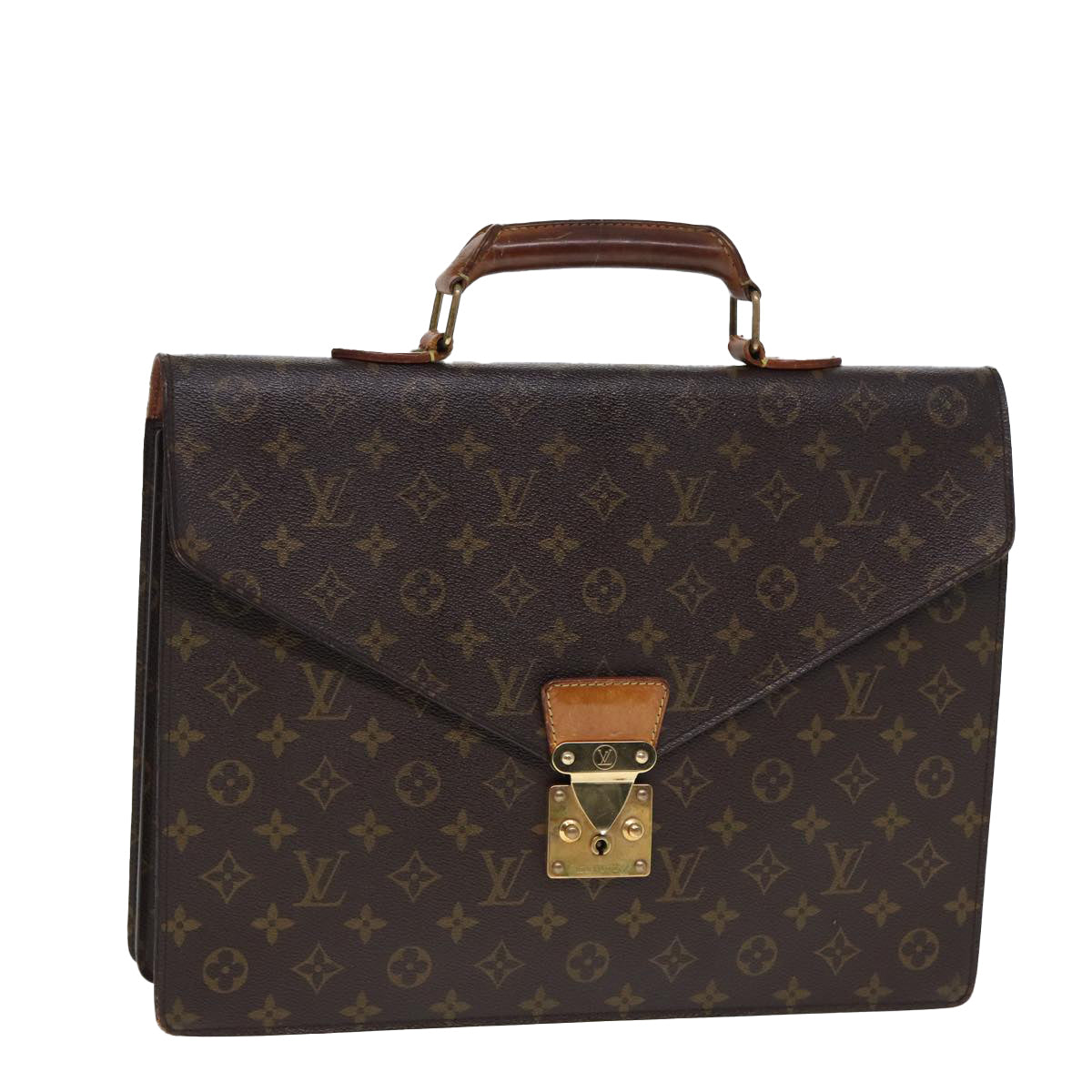 LOUIS VUITTON Monogram Serviette Conseiller Briefcase M53331 LV Auth mr317